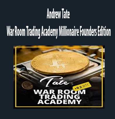 War Room Trading Academy Millionaire Founders Edition download. And, War Room Trading Academy Millionaire Founders Edition review. War Room Trading Academy Millionaire Founders Edition Free. then, War Room Trading Academy Millionaire Founders Edition groupbuy. Andrew Tate Author.