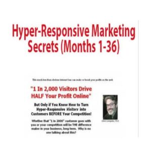 Glenn Livingston – Hyper-Responsive Marketing Secrets download. AndGlenn Livingston – Hyper-Responsive Marketing Secrets review. Glenn Livingston – Hyper-Responsive Marketing Secrets Free. Hyper-Responsive Marketing Secrets groupbuy. Glenn Livingston Author