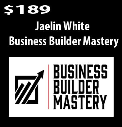 Business Builder Mastery download. And, Business Builder Mastery review.Business Builder Mastery Free. Then, Business Builder Mastery groupbuy. Jaelin White Author