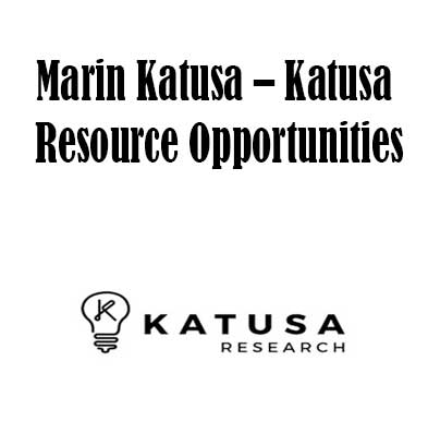 Katusa Resource Opportunities