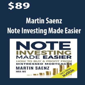 Note Investing Made Easier download. And, Note Investing Made Easier review. The Foundation Free. Then, Note Investing Made Easier groupbuy. Martin Saenz Author