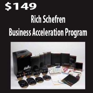 Business Acceleration Program download. And, Business Acceleration Program review. Business Acceleration Program Free. Then, Business Acceleration Program groupbuy. Rich Schefren Author