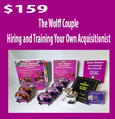 Hiring and Training Your Own Acquisitionist download. And,cHiring and Training Your Own Acquisitionist review. Hiring and Training Your Own Acquisitionist Free. Then, Hiring and Training Your Own Acquisitionist groupbuy. The Wolff Couple Author