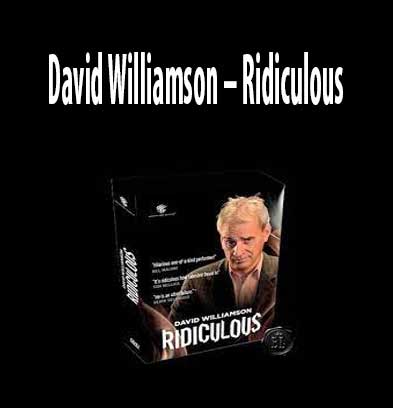 David Williamson – Ridiculous download. And, David Williamson – Ridiculous review. David Williamson – Ridiculous Free. Then, David Williamson – Ridiculous groupbuy. David Williamson Author.