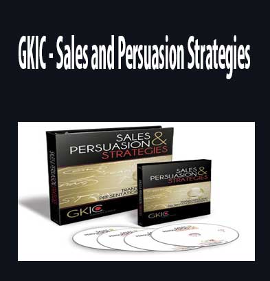 Sales and Persuasion Strategies download. And, Sales and Persuasion Strategies review. Sales and Persuasion Strategies Free. Then, Sales and Persuasion Strategies groupbuy. GKIC Author.