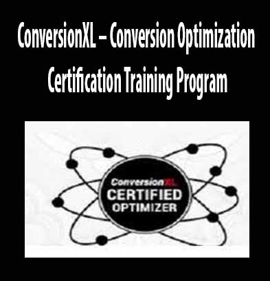 Conversion Optimization Certification Training Program by ConversionXL,Conversion Optimization download. And, Conversion Optimization Free. Then, Conversion Optimization groupbuy. Conversion Optimization review, ConversionXL Author