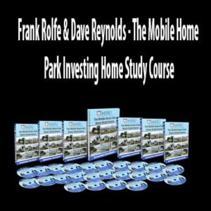 Mobile Home Park Investing by Frank Rolfe & Dave Reynolds, Mobile Home Park Investing download. And, Mobile Home Park Investing Free. Then, Mobile Home Park Investing groupbuy. Mobile Home Park Investing review, Frank Rolfe & Dave Reynolds Author