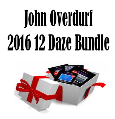 John Overdurf - 2016 12 Daze Bundle, 2016 12 Daze Bundle download. And, 2016 12 Daze Bundle Free. Then, 2016 12 Daze Bundle groupbuy. 2016 12 Daze Bundle review, John Overdurf Author