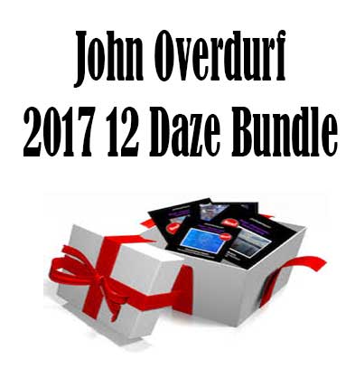 John Overdurf - 2017 12 Daze Bundle, 2017 12 Daze Bundle download. And, 2017 12 Daze Bundle Free. Then, 2017 12 Daze Bundle groupbuy. 2017 12 Daze Bundle review, John Overdurf Author