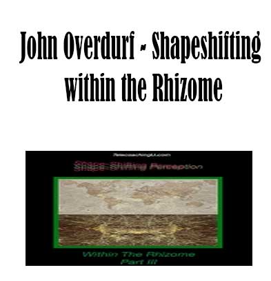 John Overdurf - Shapeshifting within the Rhizome, Shapeshifting within the Rhizome download. And, Shapeshifting within the Rhizome Free. Then, Shapeshifting within the Rhizome groupbuy. Shapeshifting within the Rhizome review, John Overdurf Author