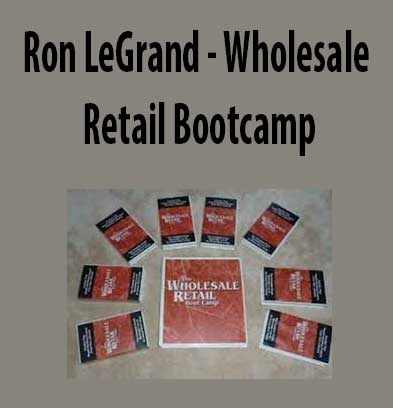 Wholesale Retail Bootcamp by Ron LeGrand, Wholesale Retail Bootcamp download. And, Wholesale Retail Bootcamp Free. Then, Wholesale Retail Bootcamp groupbuy. Wholesale Retail Bootcamp review, Ron LeGrand Author