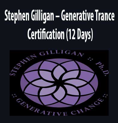 Generative Trance Certification (12 Days) by Robin Robins, Generative Trance Certification (12 Days) download. And, Generative Trance Certification (12 Days) Free. Then, Generative Trance Certification (12 Days) groupbuy. Generative Trance Certification (12 Days) review, Stephen Gilligan Author