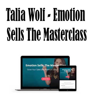 Emotion Sells: The Masterclass by Peng Joon , Emotion Sells: The Masterclass download. And,Emotion Sells: The Masterclass Free. Then, Emotion Sells: The Masterclass groupbuy. Emotion Sells: The Masterclass review, Talia Wolf Author