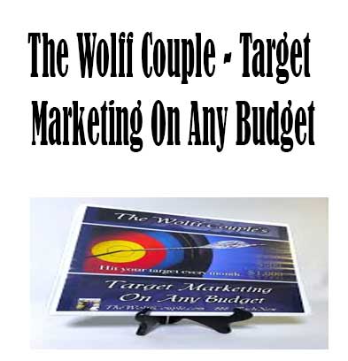 The Wolff Couple - Target Marketing On Any Budget, Target Marketing On Any Budget by The Wolff Couple, Target Marketing On Any Budget download. And, Target Marketing On Any Budget Free. Then, Target Marketing On Any Budget groupbuy. Target Marketing On Any Budget review, The Wolff Couple Author
