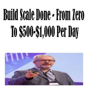 Build Scale Done - From Zero To $500-$1,000 Per Day by Thomas Bartke, Build Scale Done download. And, From Zero To $500-$1,000 Free. Then, From Zero To $500-$1,000 groupbuy. Build Scale Done review, Thomas Bartke Author