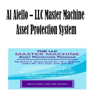 Al Aiello – LLC Master Machine Asset Protection System, LLC Master Machine Asset download. And, LLC Master Machine Asset Free. Then, LLC Master Machine Asset groupbuy. LLC Master Machine Asset review, Al Aiello Author