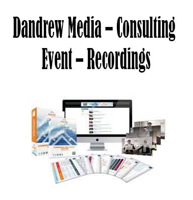 Dandrew Media – Consulting Event – Recordings, Consulting Event download. And, Consulting Event Free. Then, Consulting Event groupbuy. Consulting Event review, Dandrew Media Author