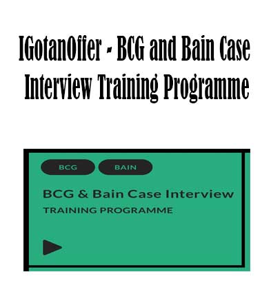 IGotanOffer – BCG and Bain Case Interview, Full-Time Living Working download. And,BCG and Bain Case Interview Free. Then, BCG and Bain Case Interview groupbuy. BCG and Bain Case Interview review, IKNK Accelerator Author