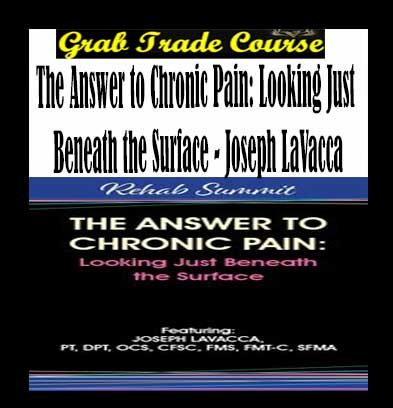 The Answer to Chronic Pain: Looking Just Beneath the Surface