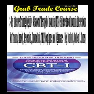 3-Day Intensive Training Cognitive Behavioral Therapy for Insomnia