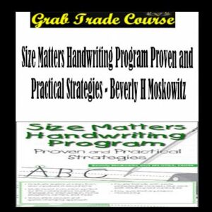 Size Matters Handwriting Program DOWNLOAD