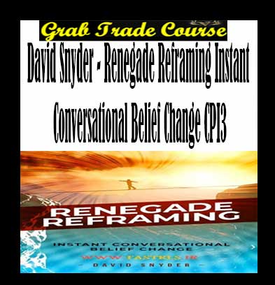 Renegade Reframing Instant Conversational Belief Change CPI3 Digital