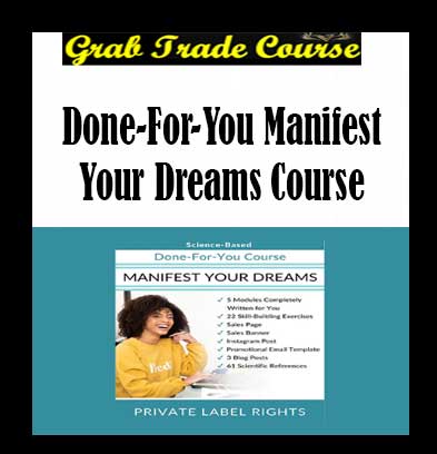Berkeley Well-Being Institute - Done-For-You Manifest Your Dreams Course